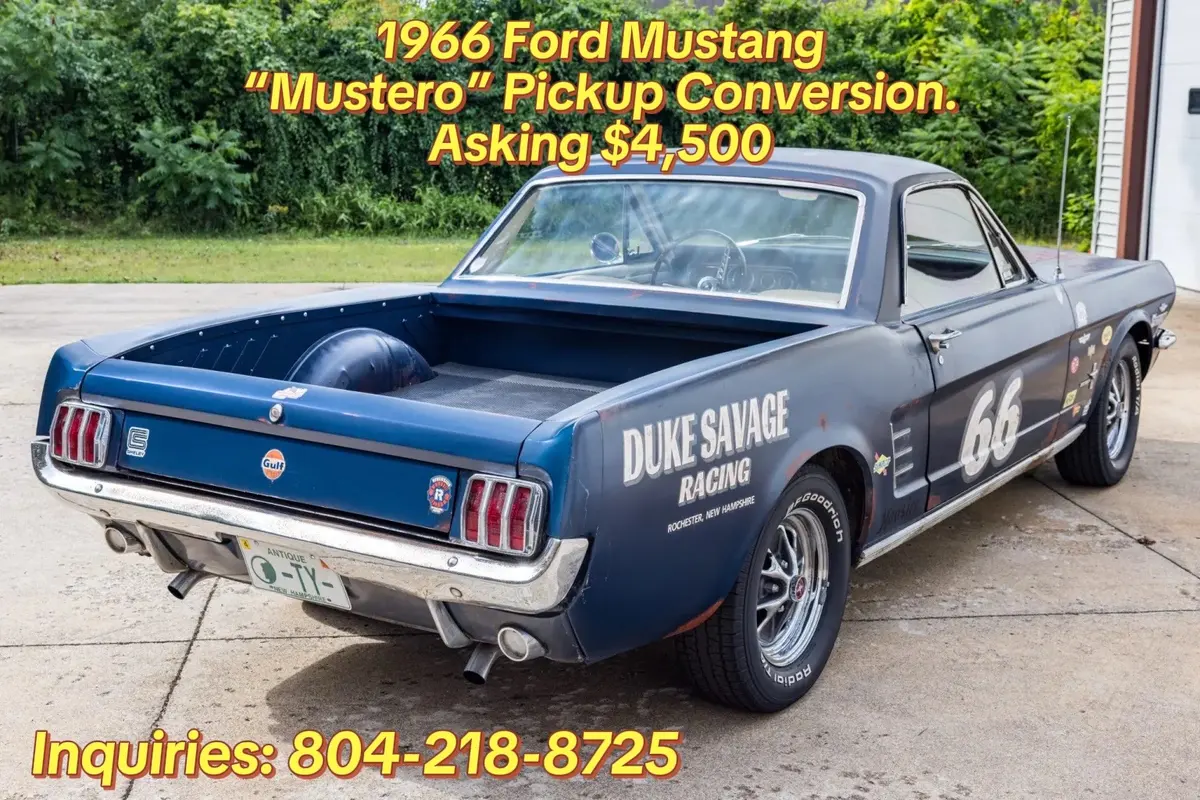 1966 Ford Mustang “Mustero” Pickup Conversion