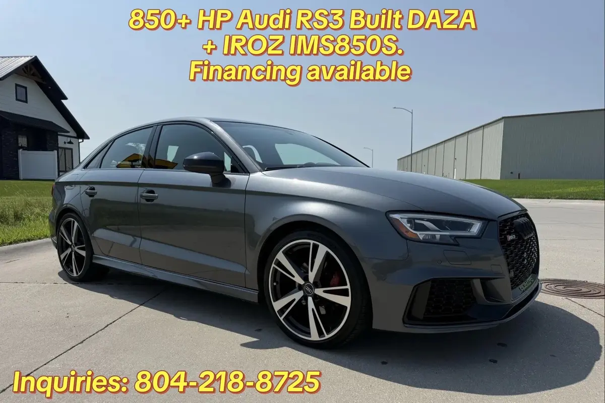 850+ HP Audi RS3 Built DAZA + IROZ IMS850S